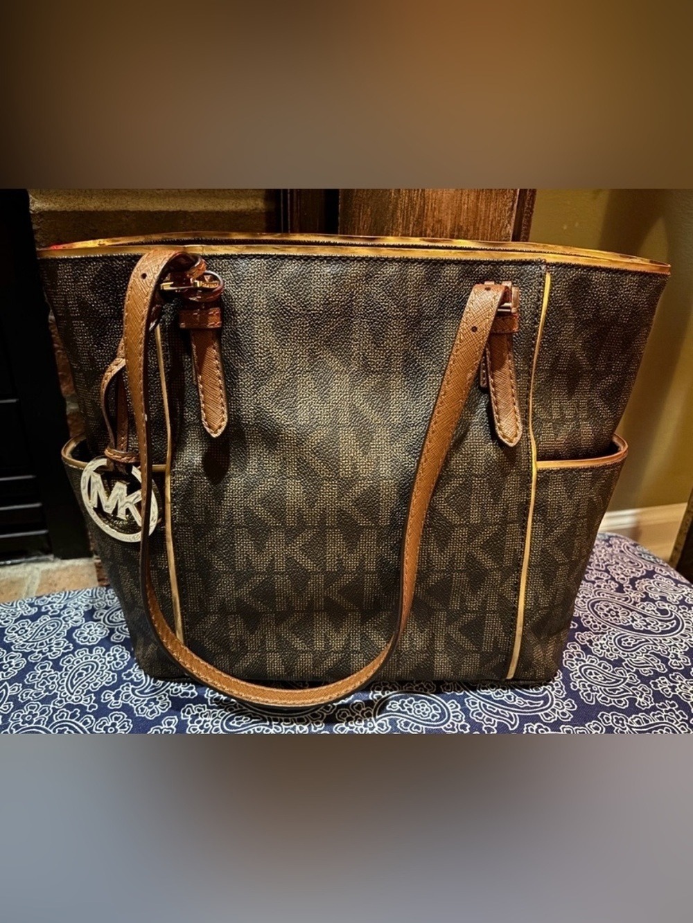 🤎 Michael Kors Jet Set Signature Tote Bag 🤎